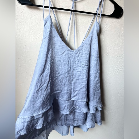 🆕 She + Sky Blue Ruffle Tank | M - Picture 2 of 4